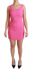 Dolce & Gabbana Pink Stretch Sheath Mini Bodycon Dress - IT40|S - Dresses