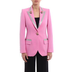 Dolce & Gabbana Pink Wool Jackets & Coat - IT36|XXS - Coats & Jackets