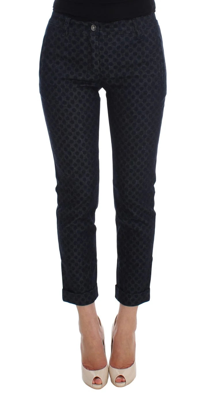 Dolce & Gabbana Polka Dotted Slim Capris Jeans - Jeans