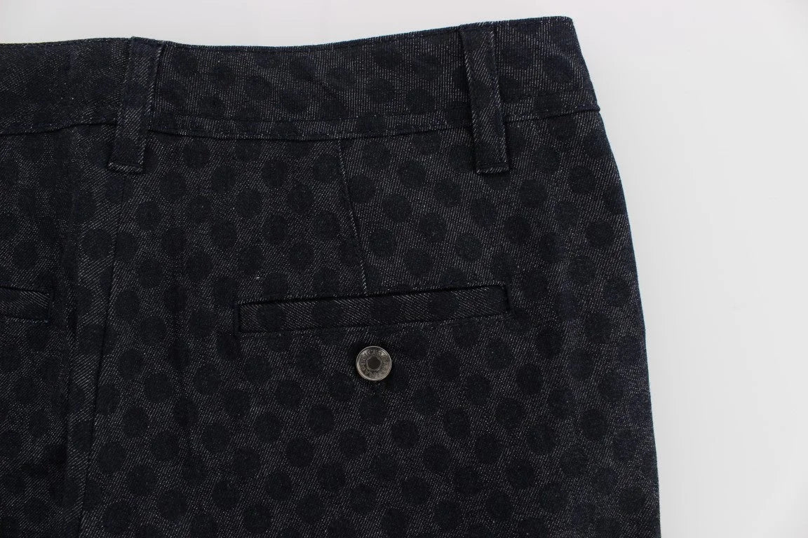 Dolce & Gabbana Polka Dotted Slim Capris Jeans - Jeans