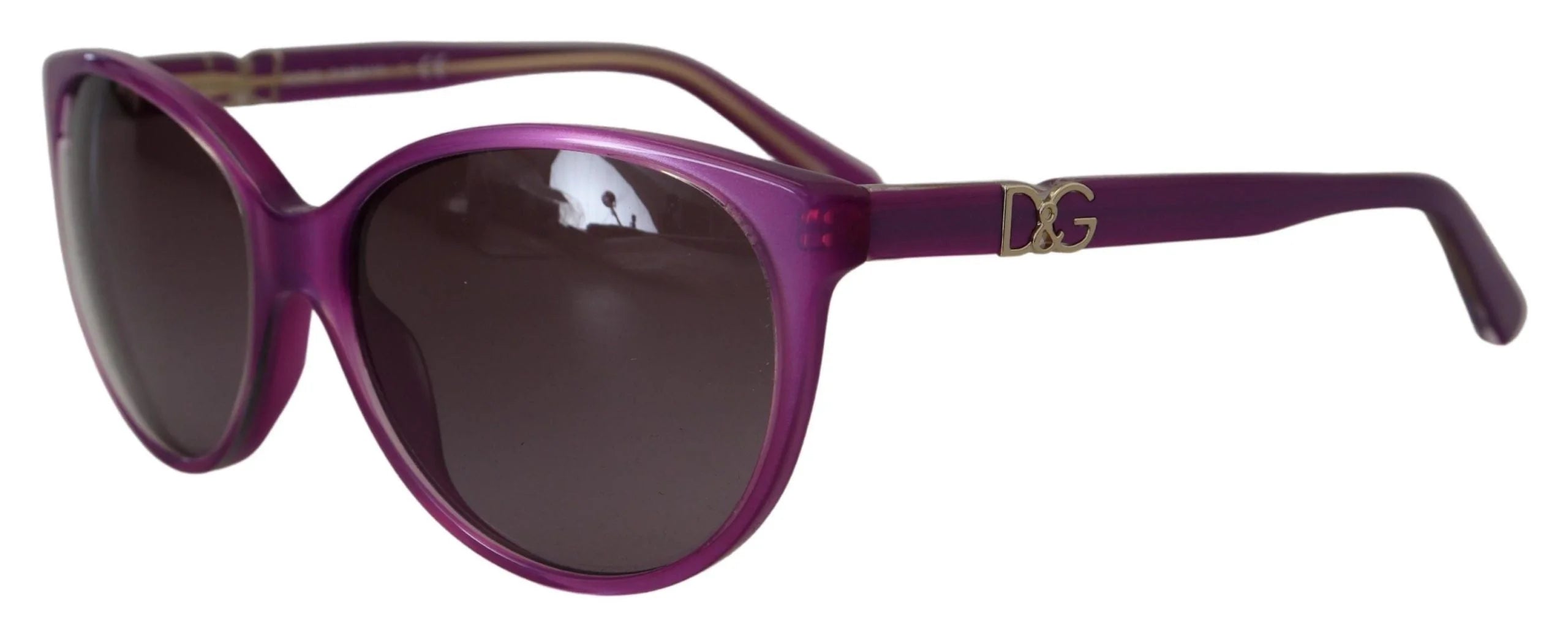 Dolce & Gabbana Purple Acetate Frame Round Shades DG4171P Sunglasses - Sunglasses