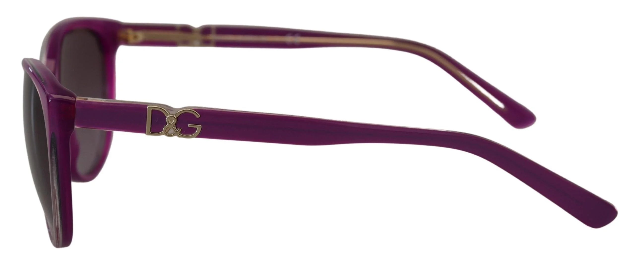 Dolce & Gabbana Purple Acetate Frame Round Shades DG4171P Sunglasses - Sunglasses
