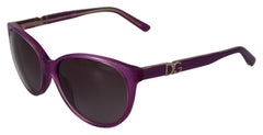 Dolce & Gabbana Purple Acetate Frame Round Shades DG4171P Sunglasses - Sunglasses