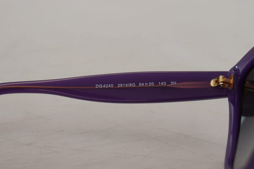 Dolce & Gabbana Purple Acetate Square Full Rim DG4240 Sunglasses - Sunglasses