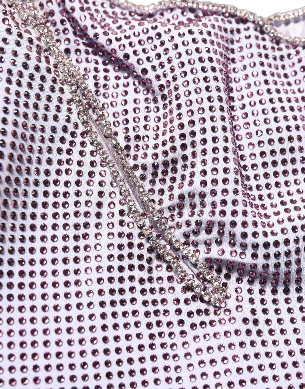 Dolce & Gabbana Purple Crystal OneShoulder EveningGown Dress - IT40|S