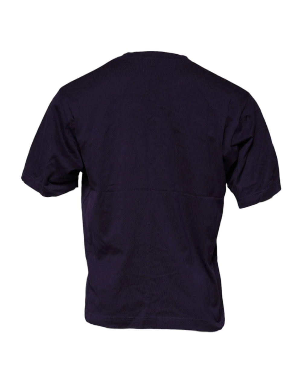 Dolce & Gabbana Purple DG Logo Cotton Crew Neck T-shirt - IT50 | L - T-Shirts