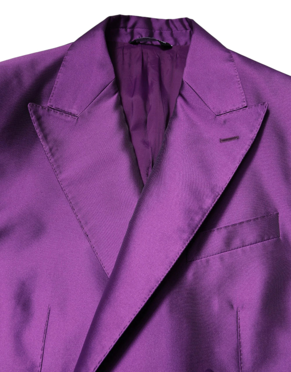 Dolce & Gabbana Purple Double Breasted Men Suit Coat Blazer - IT48 | M - Sport Jackets