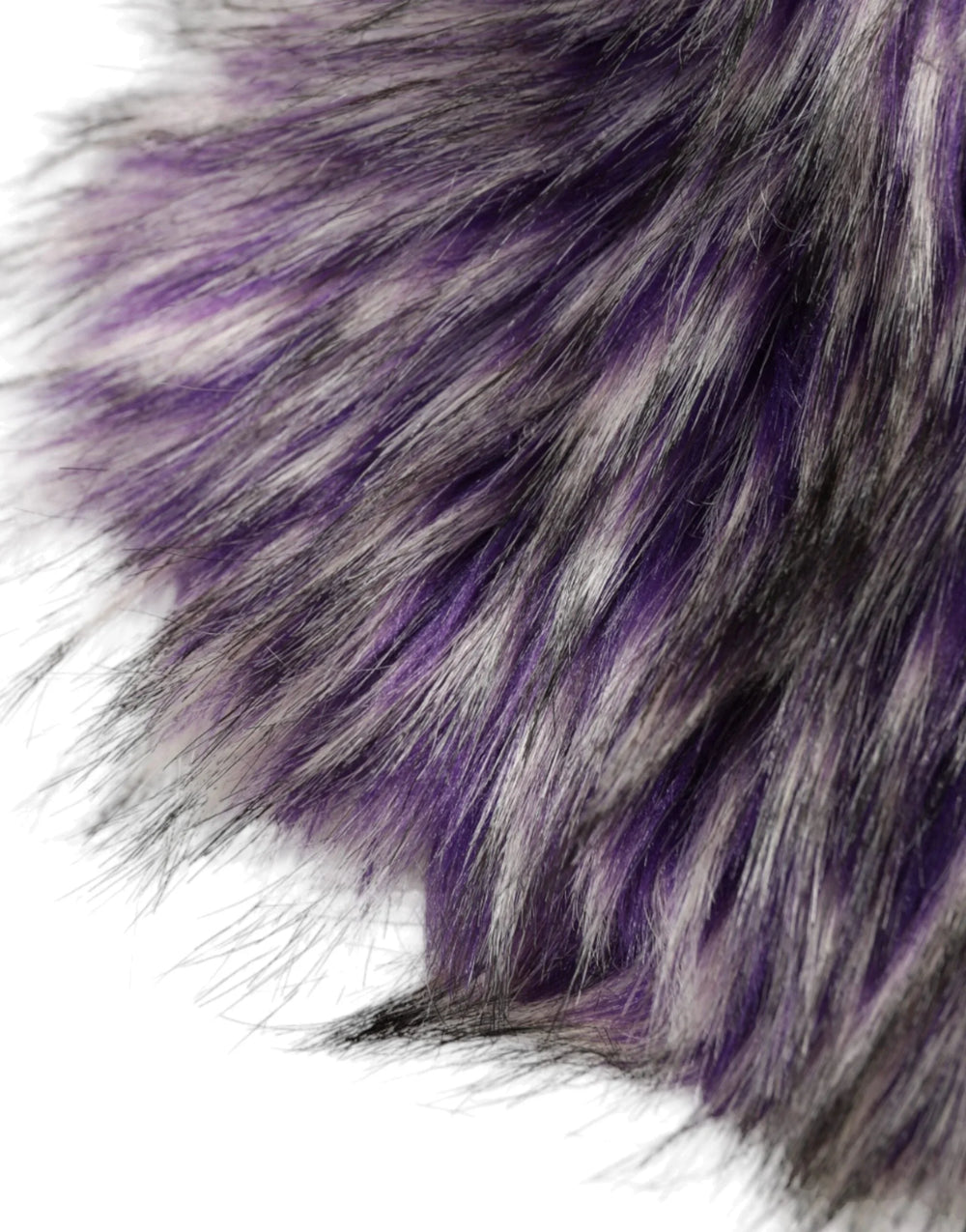 Dolce & Gabbana Purple Faux Fur Whole Head Wrap Hat - 57 cm|S