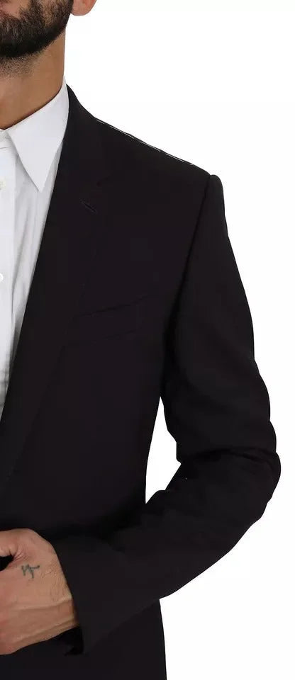 Dolce & Gabbana Purple MARTINI Wool Stretch 2 Piece Suit - IT50 | L - Pant Suits