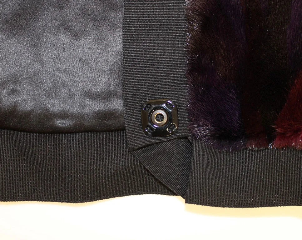 Dolce & Gabbana Purple MINK Fur Scarf Foulard Neck Wrap - Scarves & Shawls