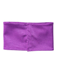 Dolce & Gabbana Purple Nylon Stretch Women Neck Warmer Scarf - Neck Gaiters