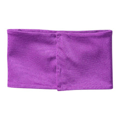 Dolce & Gabbana Purple Nylon Stretch Women Neck Warmer Scarf - Neck Gaiters