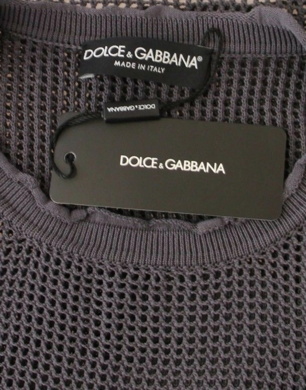 Dolce & Gabbana Purple Runway Netz Pullover Netted Sweater - IT52 | XL - Sweaters