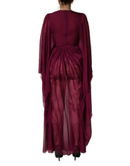 Dolce & Gabbana Violetti Läpikuultava Chiffon Silkkimekko - IT40|S