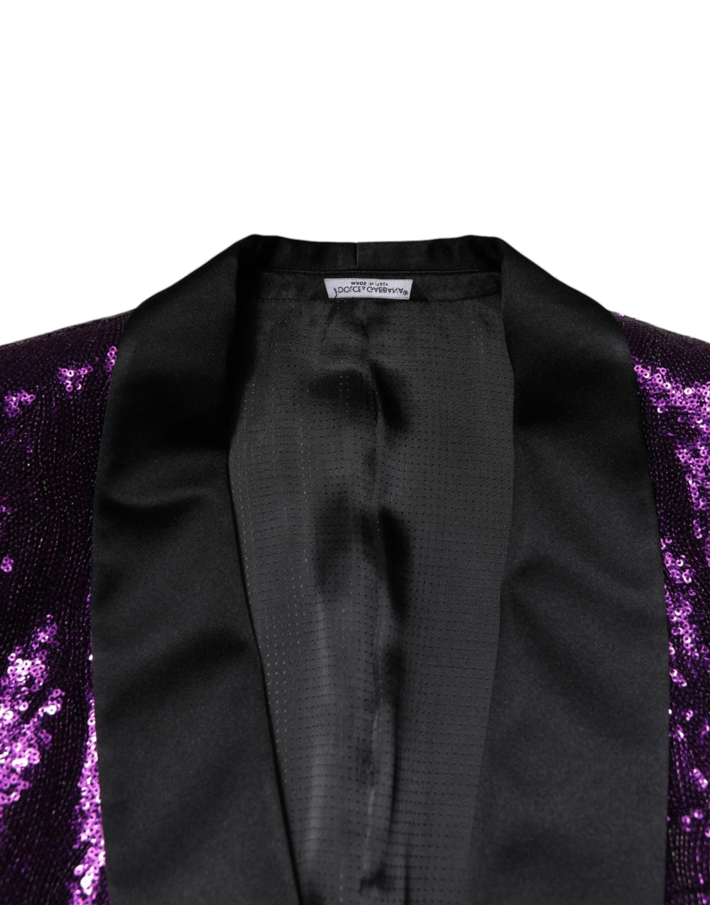 Dolce & Gabbana Purple SICILIA Sequin Embellish Coat Jacket - Sport Jackets