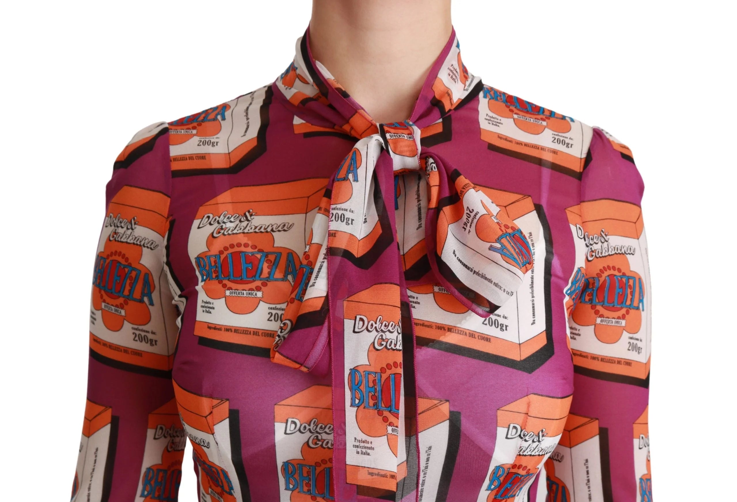 Dolce & Gabbana Purple Silk Bellezza A-Line Gown Dress - IT38 | S - Dresses