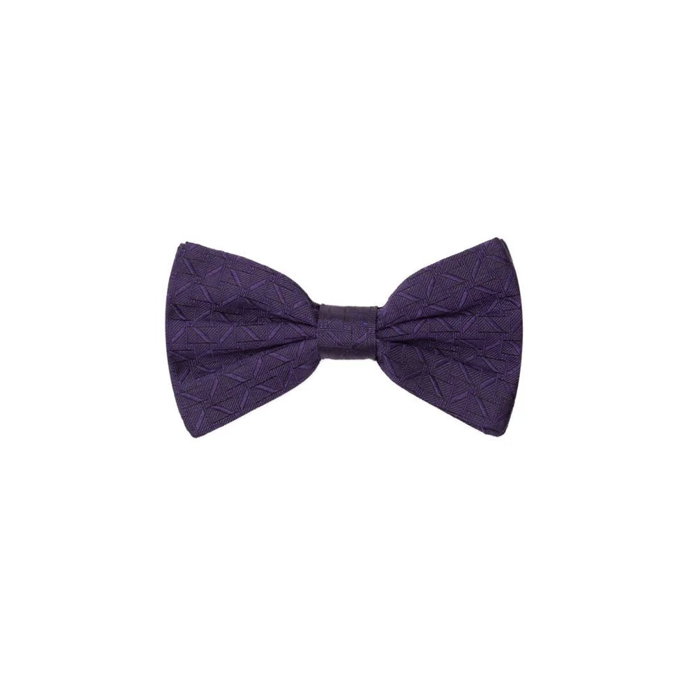 Dolce & Gabbana Purple Silk Bowty - One Size - Neckties