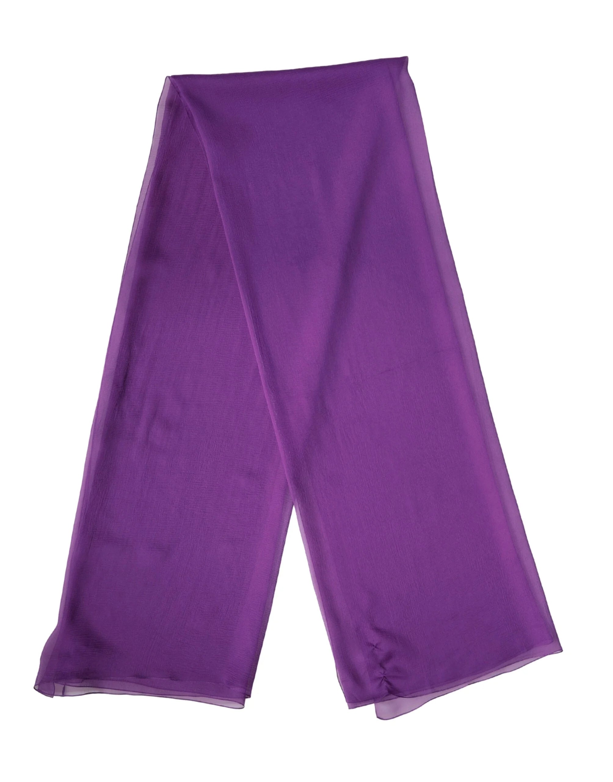 Dolce & Gabbana Purple Silk Neck Wrap Shawl Stole 200cm x 134cm Scarf