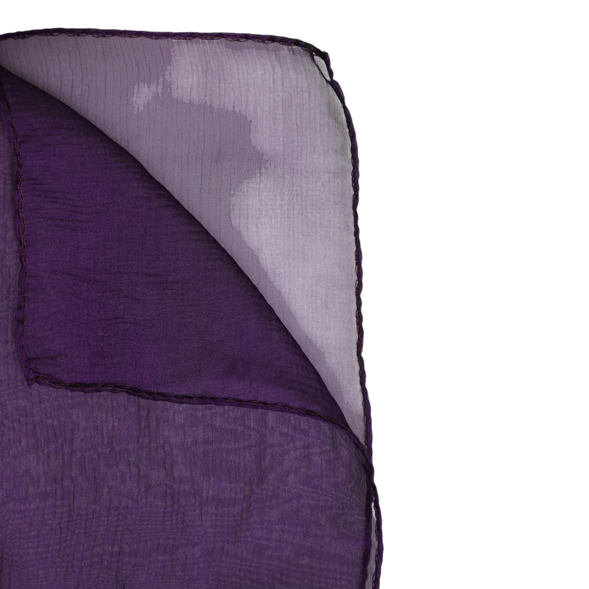 Dolce & Gabbana Purple Silk Rectangle Wrap Shawl Scarf - Scarves & Shawls