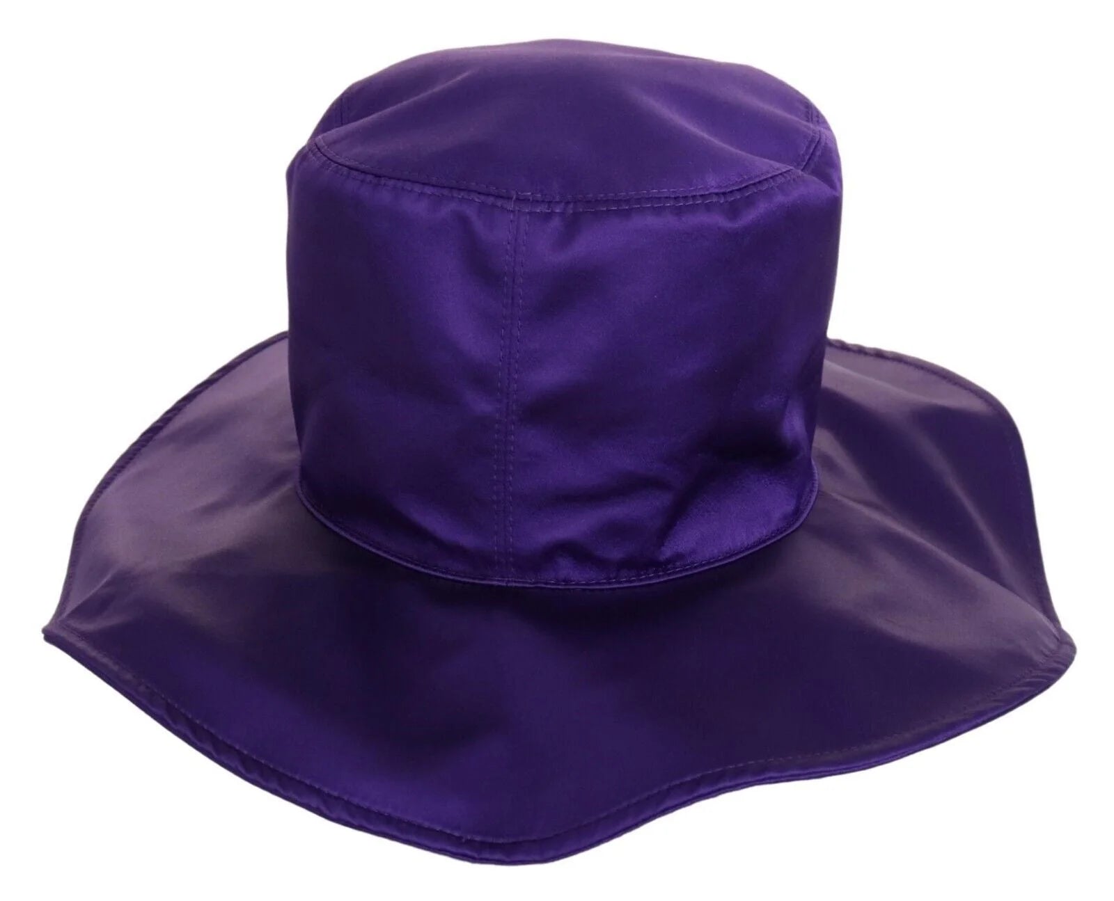 Dolce & Gabbana Purple Silk Stretch Top Hat - 57 cm|S - Sun Hats