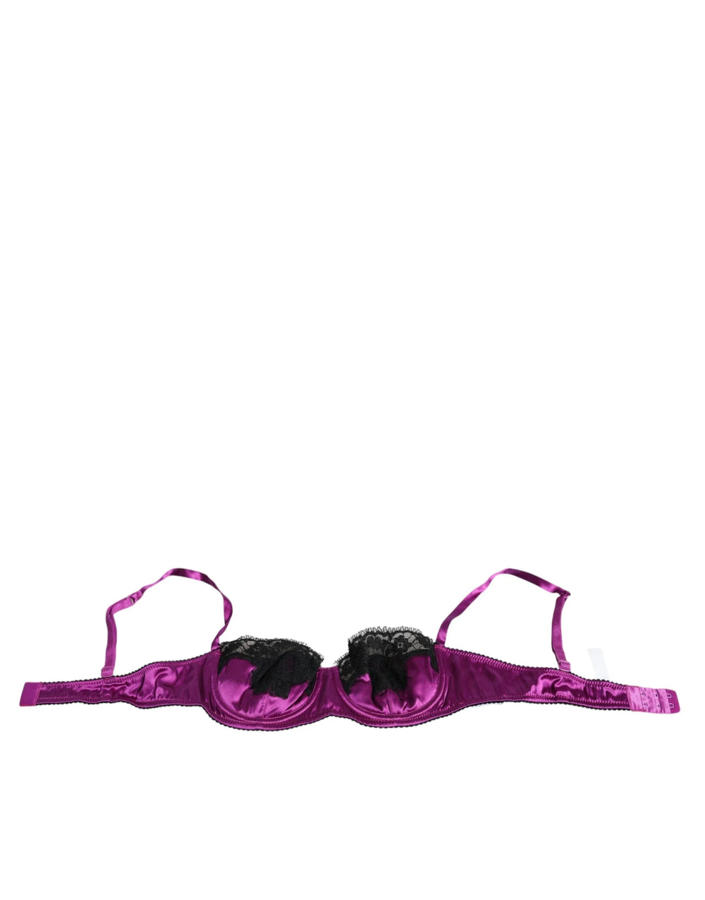 Dolce & Gabbana Purple Silk Underwired Balconette Bra Underwear - IT1 | XS - Bras