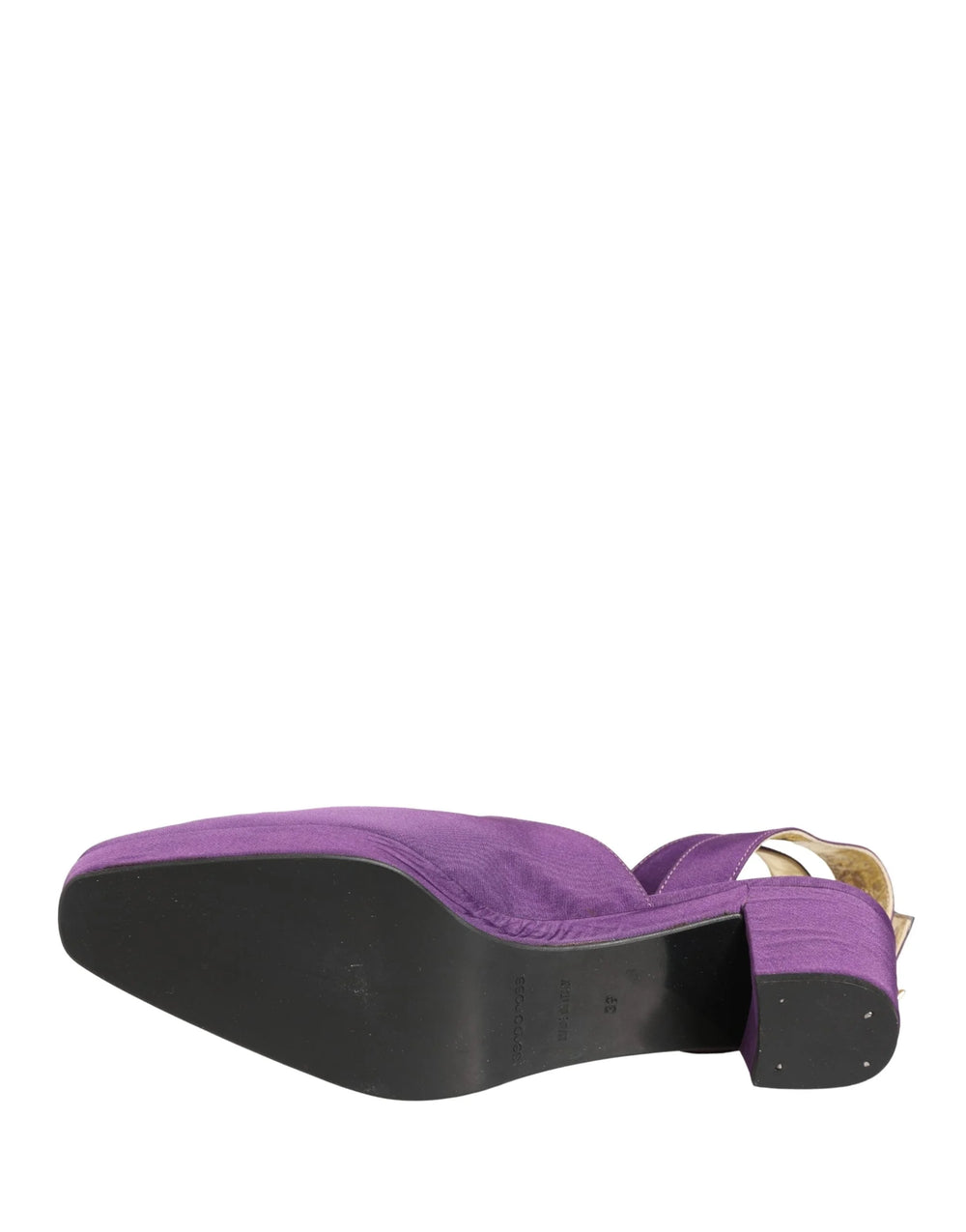 AmeOro presents the Dolce & Gabbana purple suede sandals, a testament to Italian heritage and vibrant sophistication.