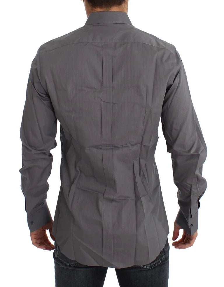 Dolce & Gabbana Purple Torero GOLD Slim Fit Dress Shirt - Shirts