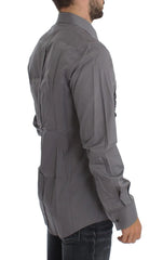 Dolce & Gabbana Purple Torero GOLD Slim Fit Dress Shirt - Shirts