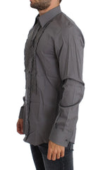 Dolce & Gabbana Purple Torero GOLD Slim Fit Dress Shirt - Shirts