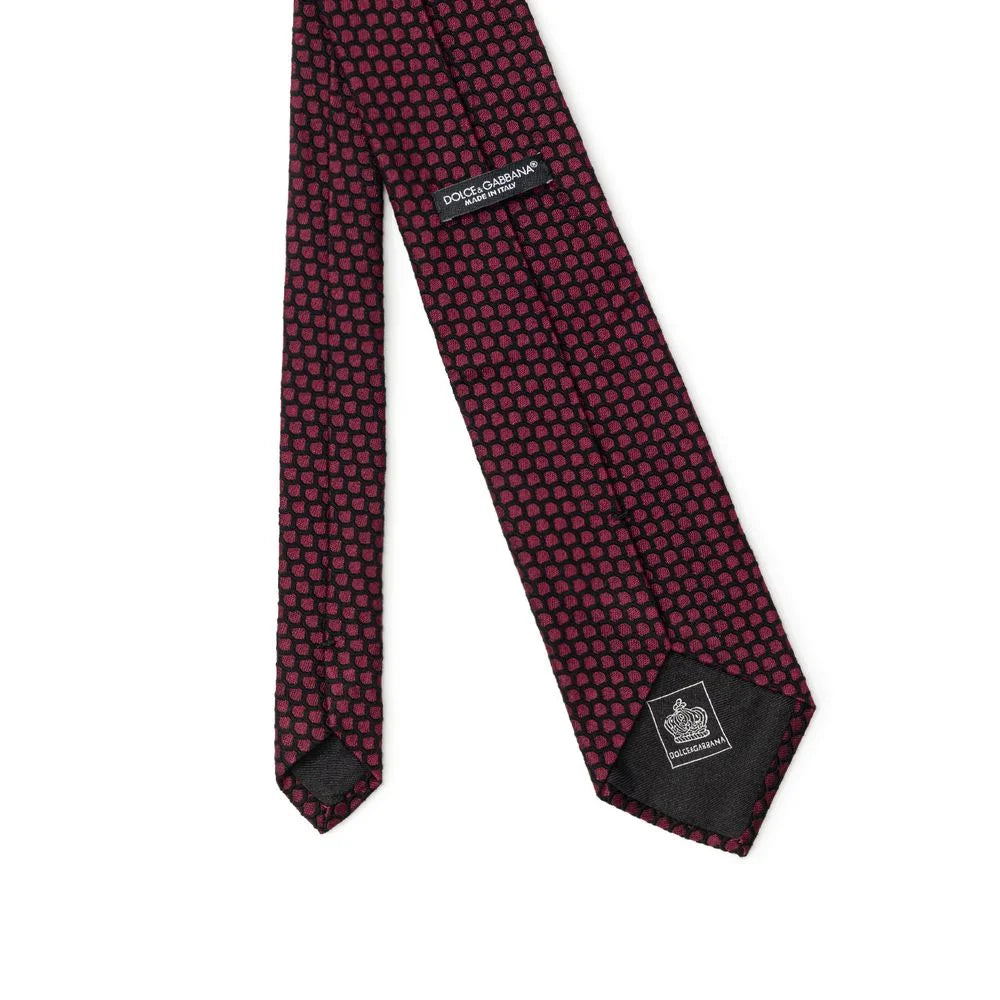 Dolce & Gabbana Purple Wool Ty - Neckties