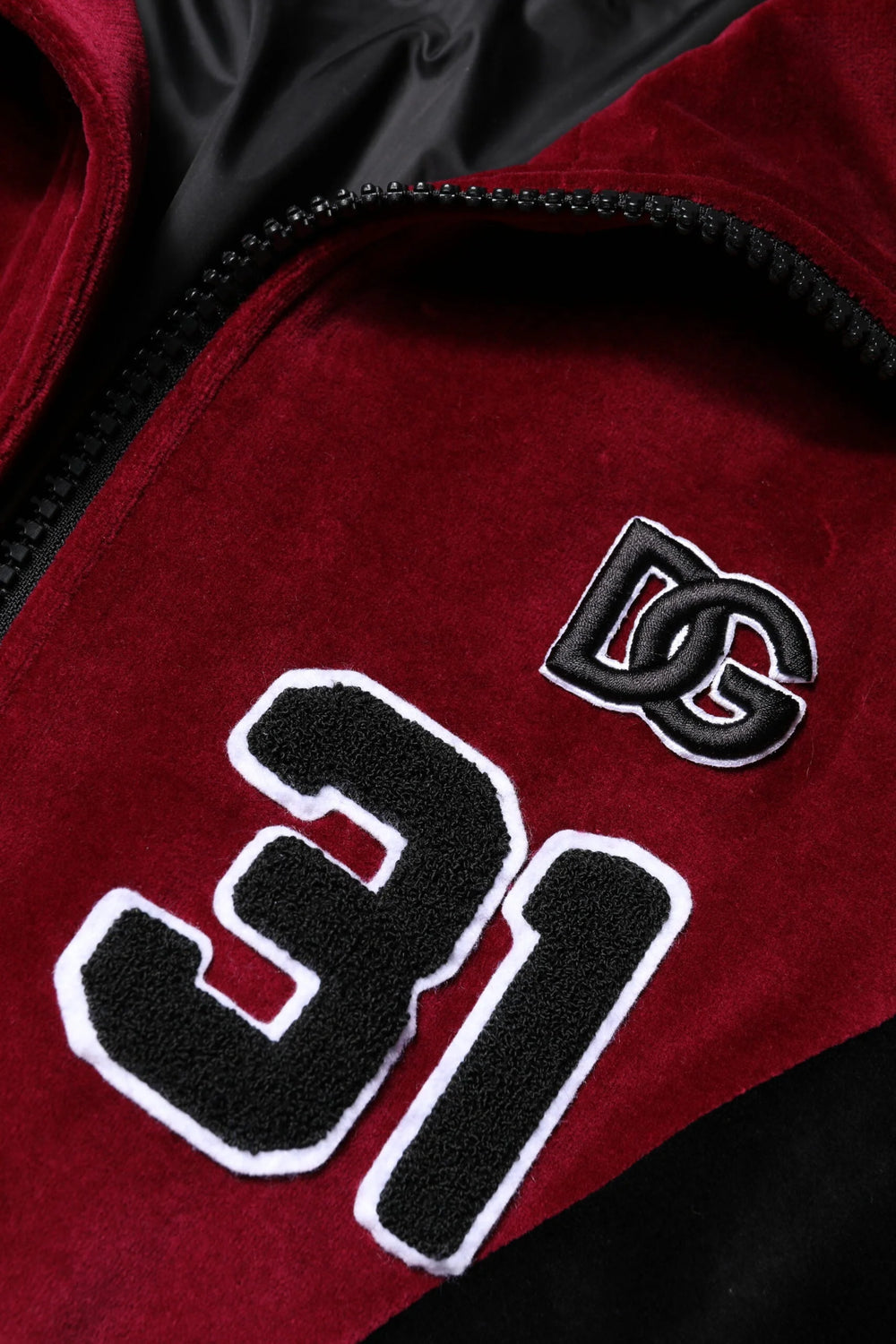 Dolce & Gabbana Red Black Cotton Logo FullZip Bomber Jacket - IT52 | XL - Bomber Jackets