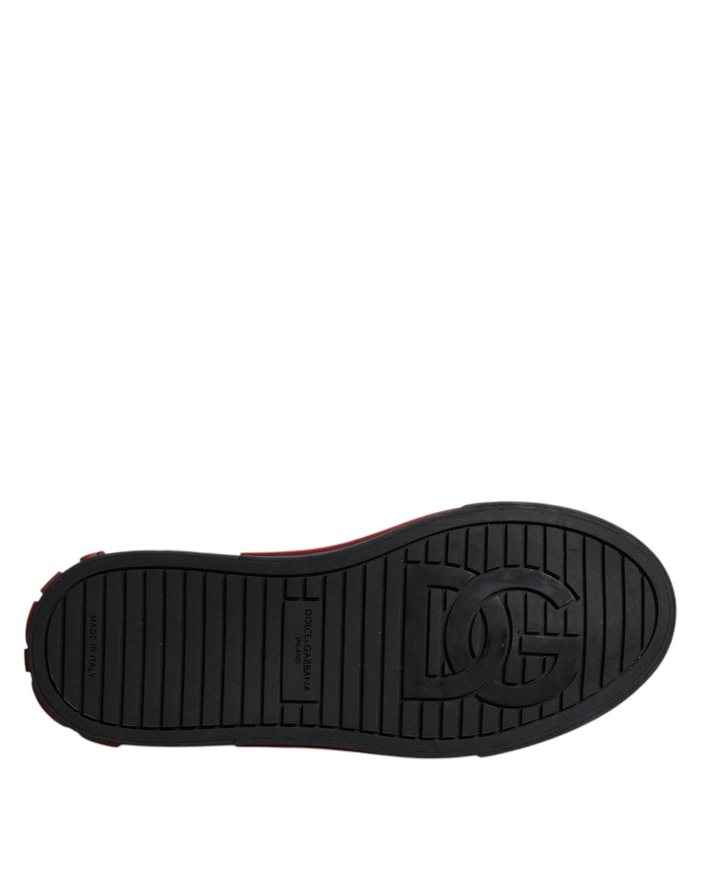 Tenisky Dolce & Gabbana červené a černé s leopardím vzorem, bavlněné pánské, nízké - EU39/US6