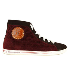 Dolce & Gabbana Red Calfskin Sneaker - EU44/US11 - Sneakers