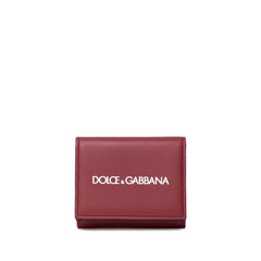 Dolce & Gabbana Red Calfskin Wallet - Wallets