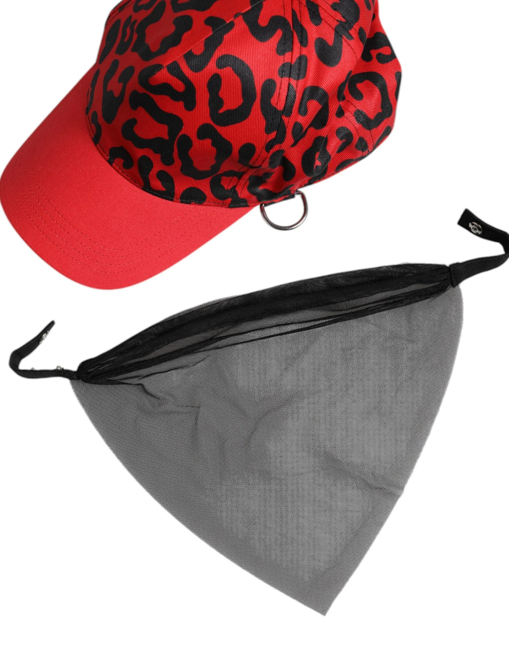 Dolce & Gabbana Red Cotton 6 Panels Women Baseball Cap - 57 cm|S - Baseball Caps