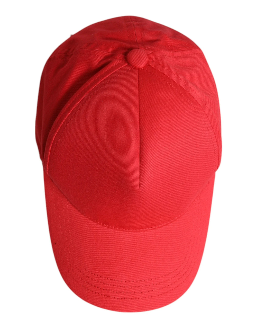 Dolce & Gabbana Red Cotton 6 Panels Women Baseball Cap - 57 cm|S - Baseball Caps