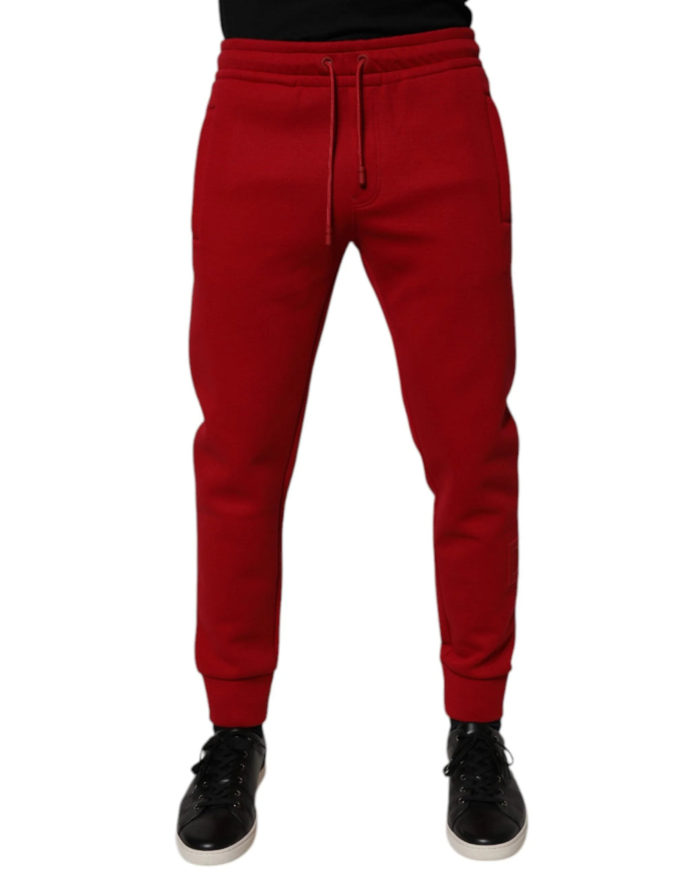 Dolce & Gabbana Red Cotton Jogger Jogging Pants - IT44 | XS - Joggers