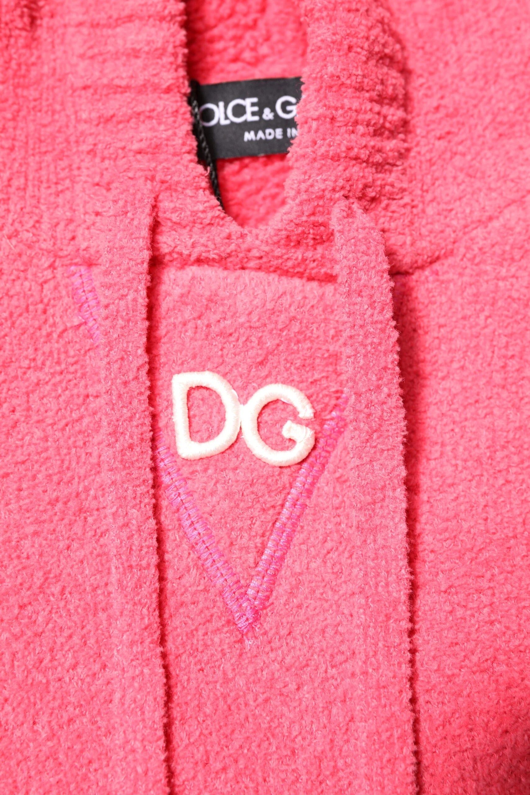 Dolce & Gabbana Red Cotton Knit Hooded Men Pullover Sweater - IT50 | L - Hoodies