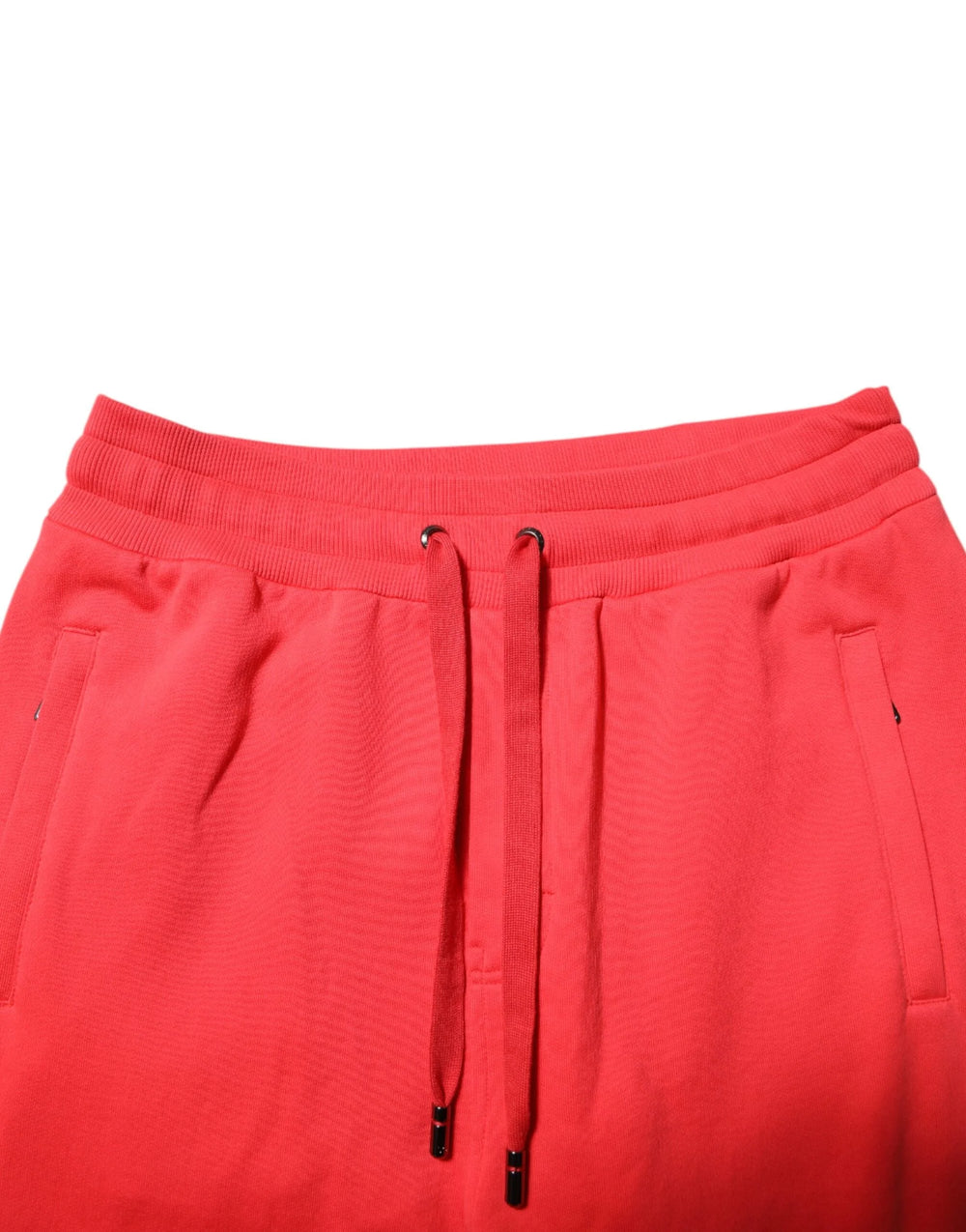 Dolce & Gabbana Red Cotton Men Jogger Sweatpants Pants - IT48 | M - Joggers