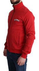 Dolce & Gabbana Red DG Motor Club Zippered Cardigan Sweater - IT44 | XS - Cardigans