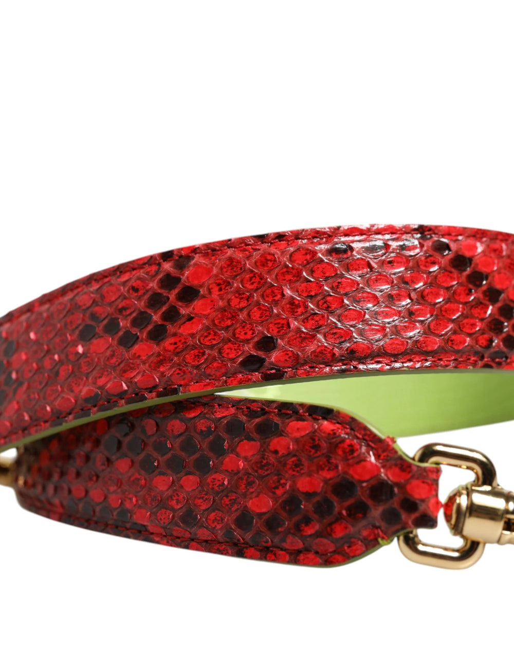Dolce & Gabbana Red Exotic Leather Handbag Accessory Shoulder Strap - Handbag & Wallet Accessories