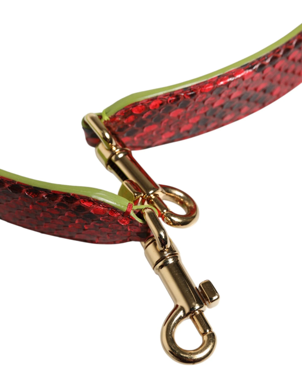 Dolce & Gabbana Red Exotic Leather Handbag Accessory Shoulder Strap - Handbag & Wallet Accessories