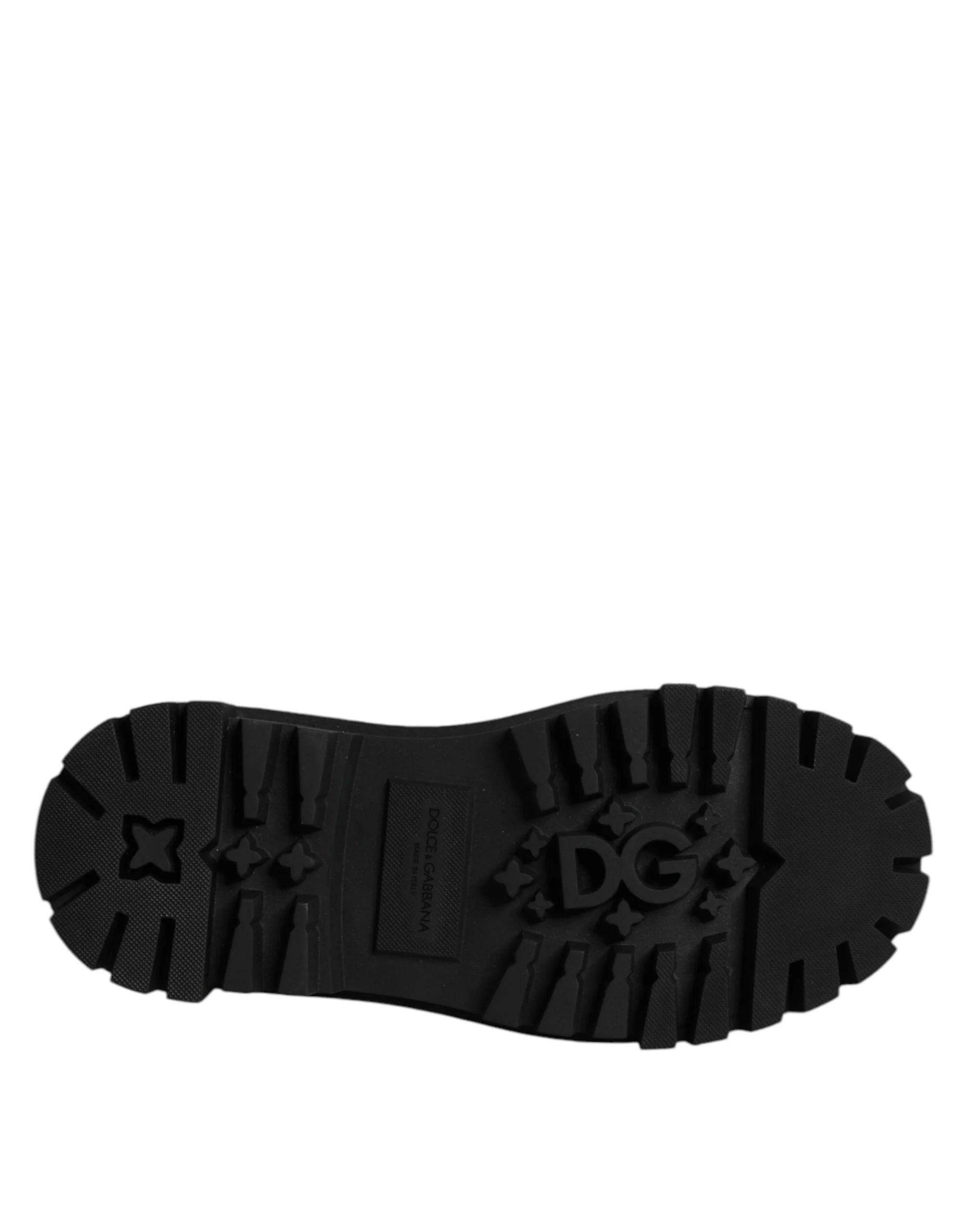 Dolce & Gabbana Red Leather Lace Up Trekking Dress Shoes - EU39/US6 - Shoes