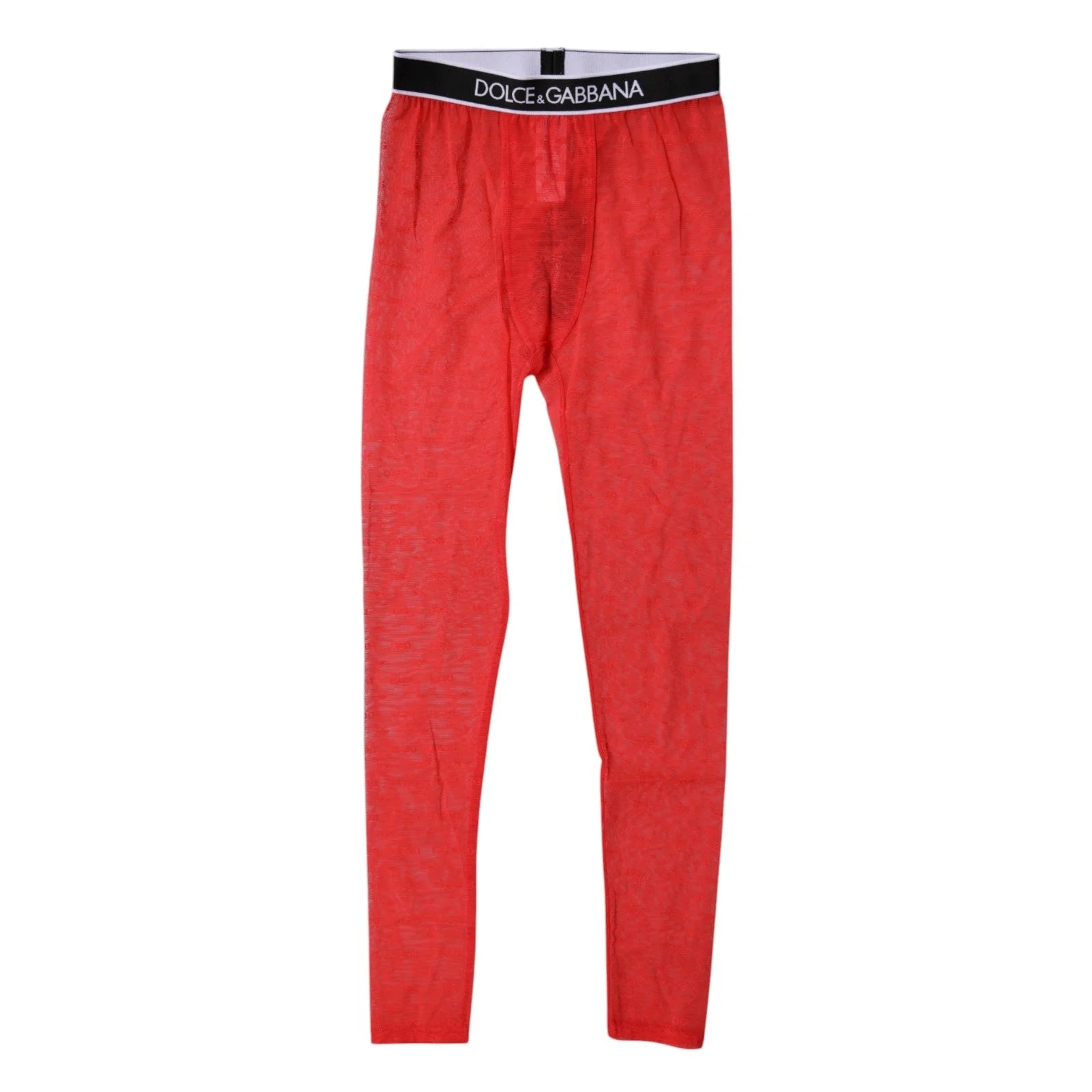 Dolce & Gabbana Red Logo Lace Lingerie Tight Pants Underwear - IT2 | S