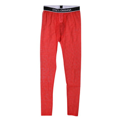 Dolce & Gabbana Red Logo Lace Lingerie Tight Pants Underwear - IT2 | S