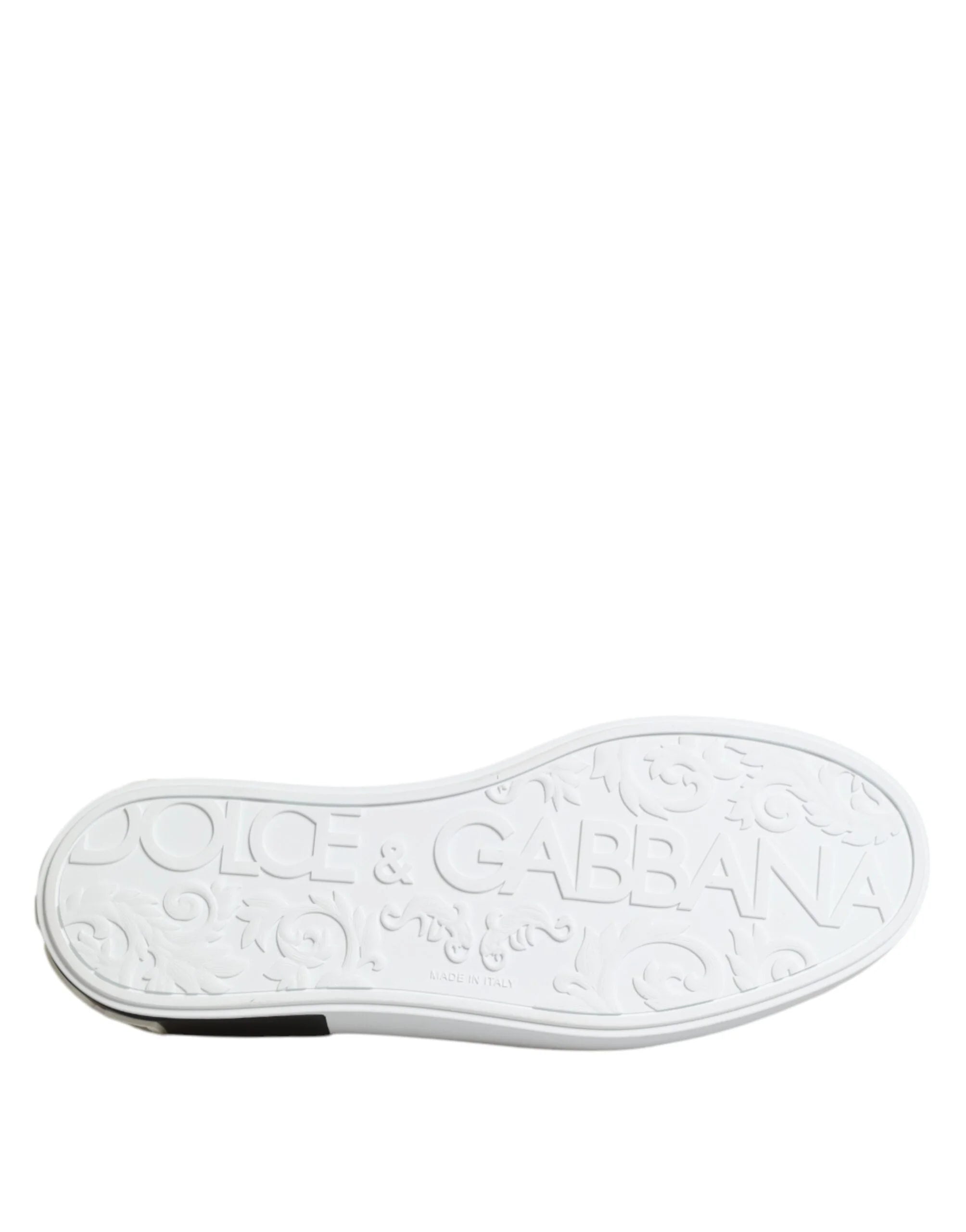 Dolce & Gabbana Red Logo Low Top Slip On Men Sneakers Shoes - EU40/US7 - Sneakers