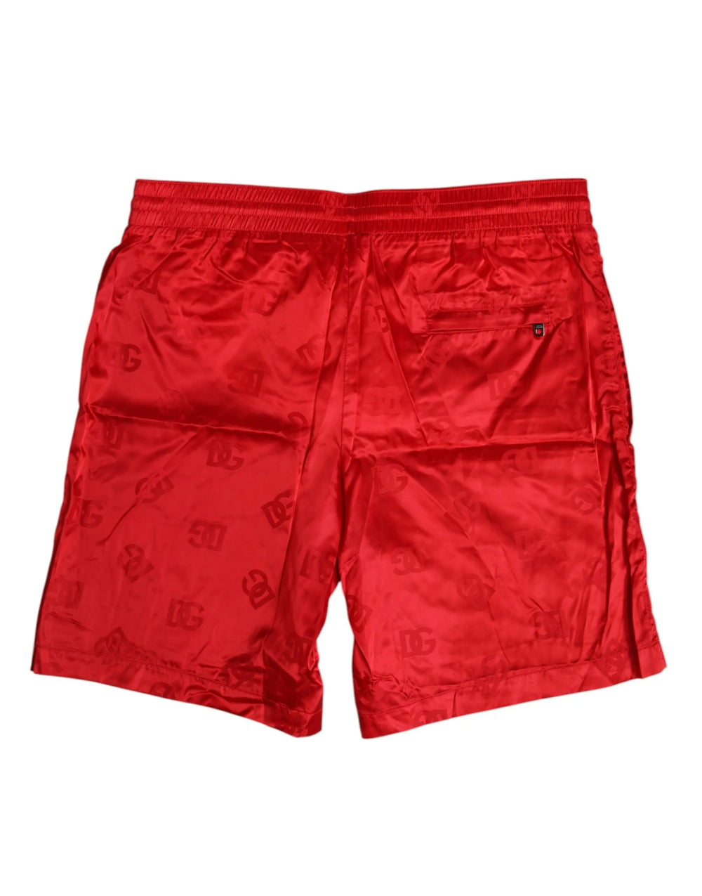 Dolce & Gabbana Red Nylon Drawstring Beachwear Shorts Swimwear - IT4 | S - Boardshorts