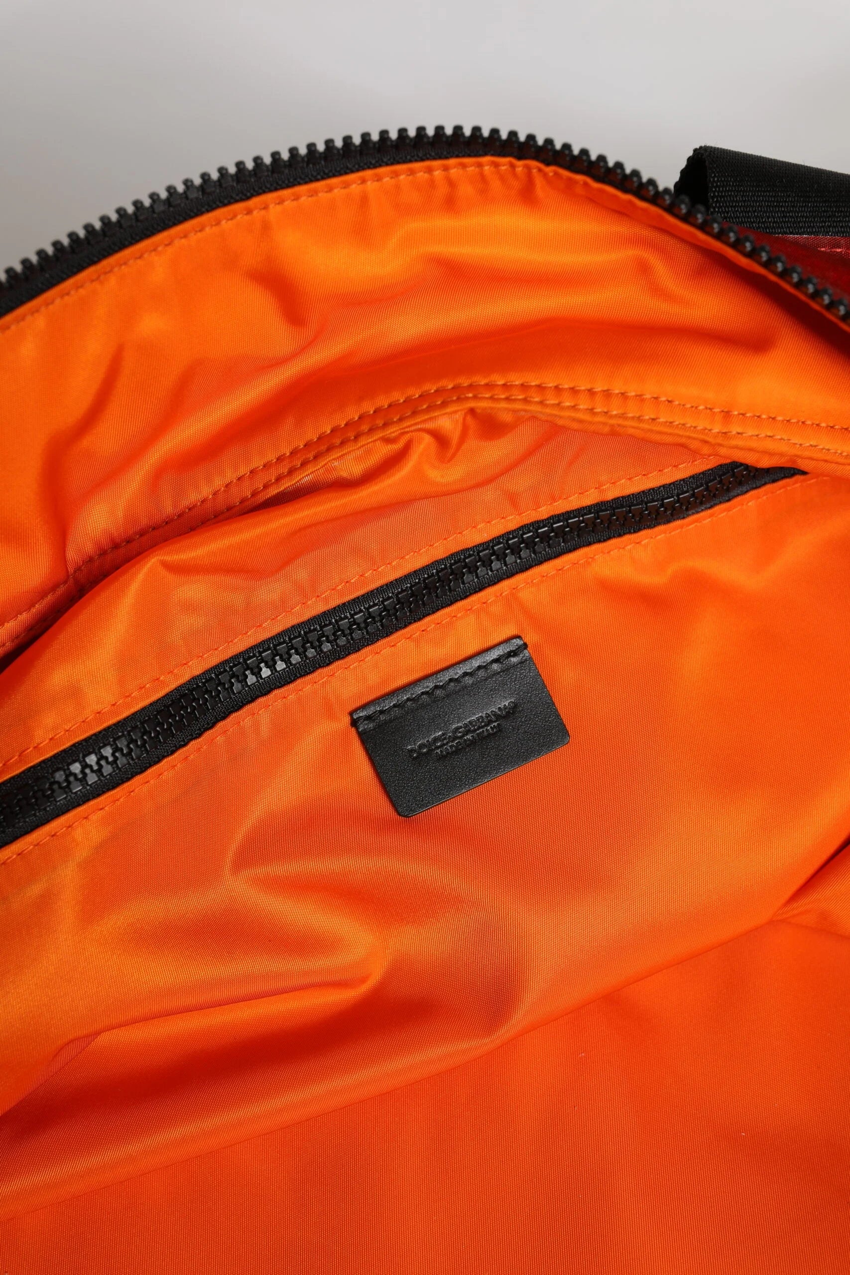 Dolce & Gabbana Red Nylon Hand Shoulder Duffel Travel Bag - Duffel Bags