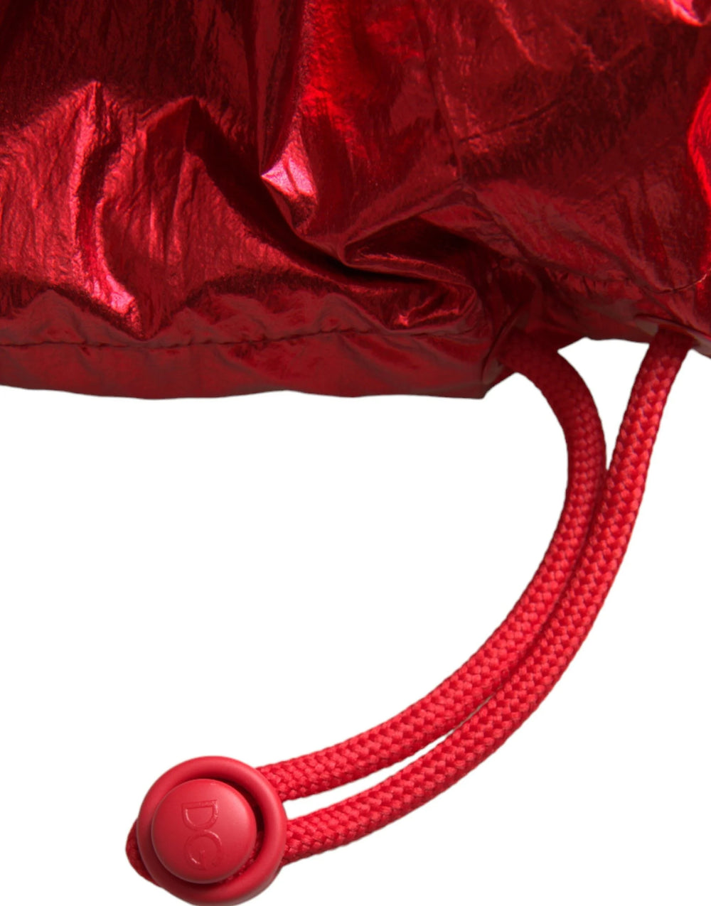 Dolce & Gabbana Red Nylon Hooded Pullover Sweatshirt Jacket - IT54 | XL - Sport Jackets