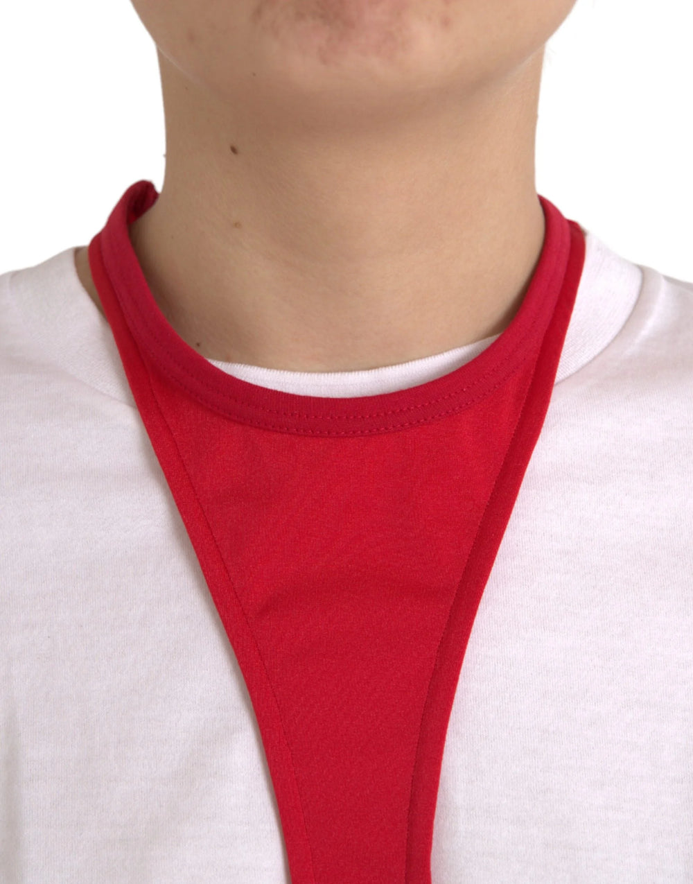 Dolce & Gabbana Red Nylon Stretch Bodycon Sheath Mini Dress - IT40|S - Dresses